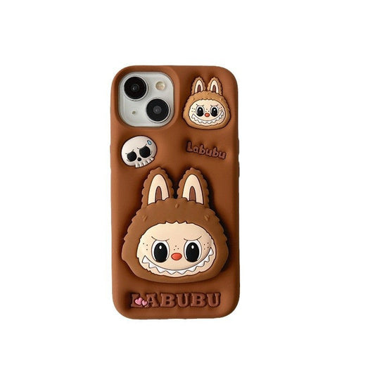 Bump Squad Labubu Silicone Phone Case-0