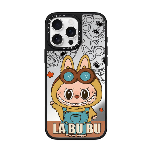 Labubu Adventurous Aviator Phone Case-0
